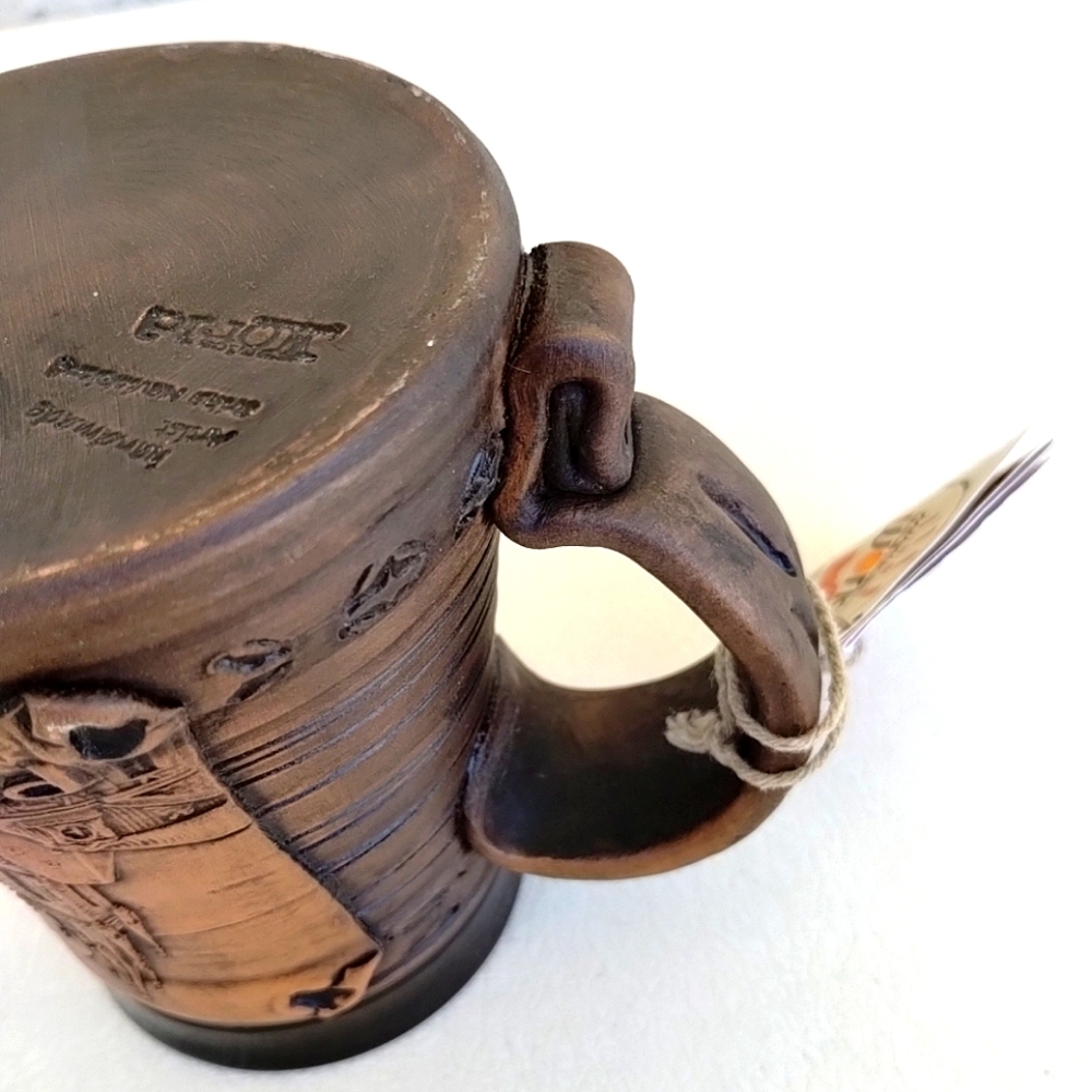 Praha Church Of Our Lady Before Tyn Mug Pottery Souvenir Prague Artist Signed - Picture 13 of 14
